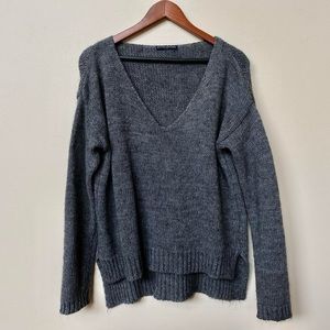 Brandy Melville dark grey wool sweater